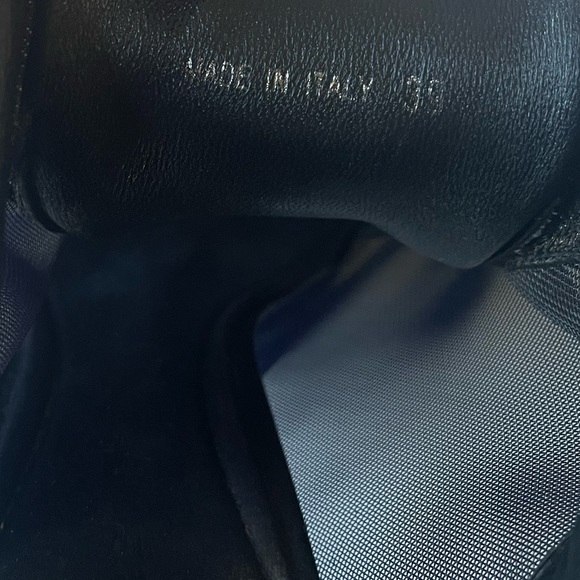 Burberry Size 39 (8.5) Peep Toe Lace Up Heels Suede,leather & Nylon - Picture 7 of 8